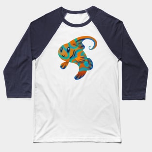 Cute Mandarin Dragonet Fish Baseball T-Shirt